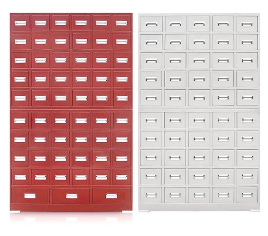 Wine Red & Grey Chinese Medicine storage: Durable TCM Storage for Modern Clinics | Hengna