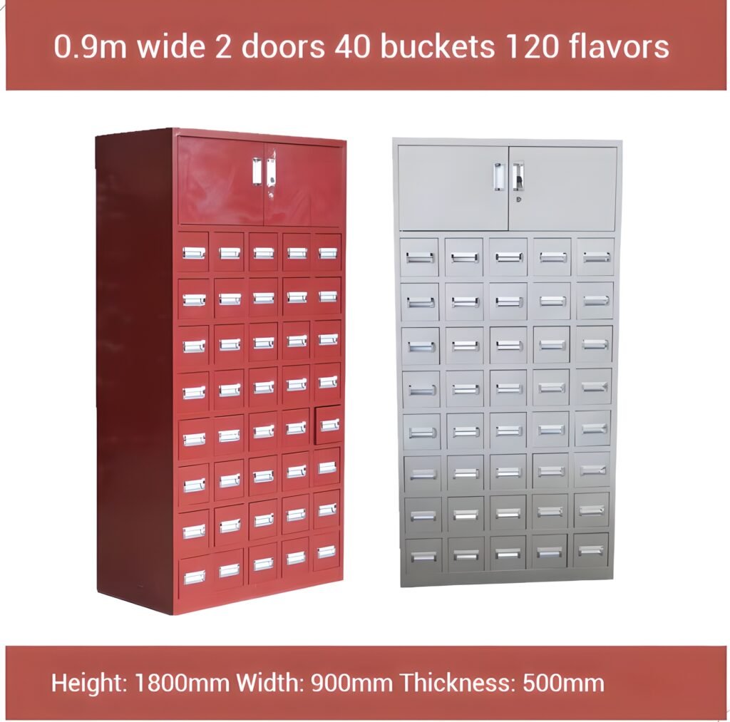 Metal Apothecary Cabinet for Pharmacy Storage