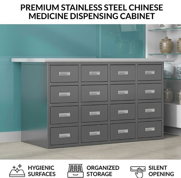 New TCM Clinic? What to Look for in a Stainless Steel Herb Cabinet (Size, Material & Cost)